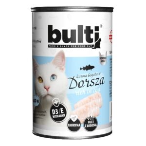 BULTI Rich in cod - šlapias kačių maistas - 400g