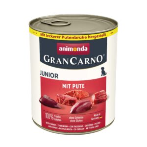 ANIMONDA GranCarno Junior Turkey - drėgnas ėdalas šunims - 800g