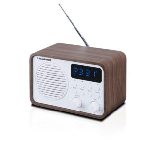 Nešiojamas radijo imtuvas su "Bluetooth" ir USB BLAUPUNKT PP7BT, spalva: ruda medžio/balta - Image 3