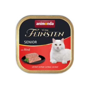ANIMONDA Vom Feinsten Senior Beef - šlapias kačių maistas - 100g