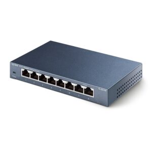 TP-Link TL-SG108 Ne-valdomas Gigabit Ethernet (10/100/1000) Juoda - Image 2