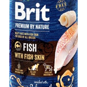 BRIT Premium by nature Fish with fish skin - drėgnas ėdalas šunims - 400g