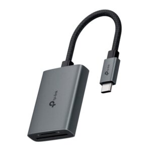 TP-Link UA430C kortelių skaitytuvas USB 3.2 Gen 1 (3.1 Gen 1) Type-C Pilka