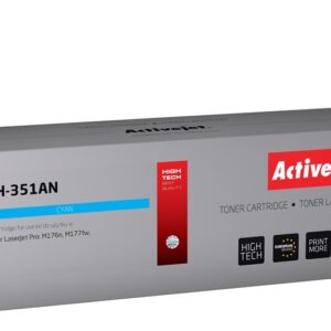 Activejet ATH-351AN (HP 205A CF351A pakaitalas; Supreme; 1100 puslapių; mėlynos spalvos)