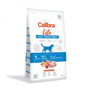 CALIBRA Life Adult Medium breed Chicken - sausas maistas šunims - 12kg