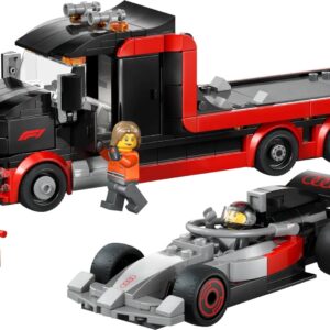 LEGO CITY 60493 F1 ekspozicinis sunkvežimis su Audi F1 lenktyniniu automobiliu - Image 3