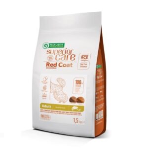 NATURE'S PROTECTION Superior Care Red Coat Adult Small breed Grain free Salmon - sausas maistas šunims - 1,5kg