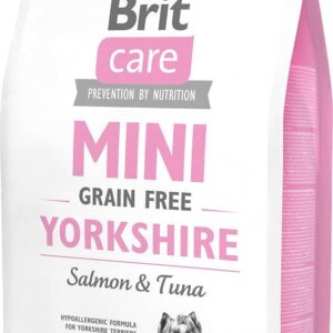 BRIT Care Mini Yorkshire Grain Free Salmon with tuna - sausas maistas šunims - 2 kg