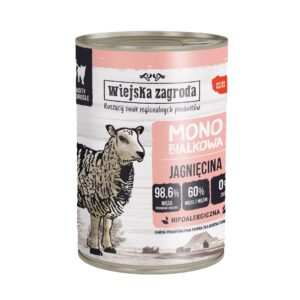 WIEJSKA ZAGRODA Monoprotein Lamb - šlapias kačių maistas - 400g