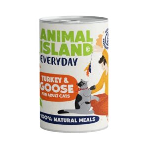 ANIMAL ISLAND Everyday Turkey and goose - šlapias kačių maistas - 400g