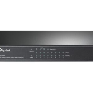 TP-Link TL-SG1008P Valdomas Gigabit Ethernet (10/100/1000) Maitinimas per Eternetą (PoE) Pilka
