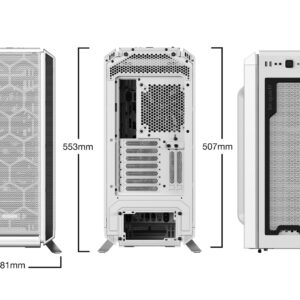 be quiet! Silent Base 802 Window White „Midi Tower“ Balta - Image 2