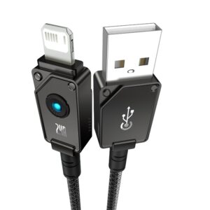 Baseus Unbreakable USB A-IP laidas 1 m 5V-2,4A Juodas - Image 3