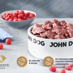 JOHN DOG Berry Line Adult Game with raspberries - drėgnas ėdalas šunims - 400g - Image 2