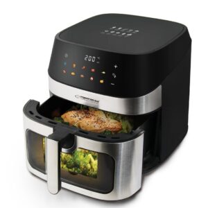 Esperanza EKA005 Keptuvė be riebalų 8L, 1600W Inox - Image 3