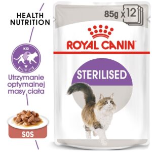 ROYAL CANIN FHN Sterilised padaže - drėgnas ėdalas suaugusioms katėms - 12x85g - Image 2