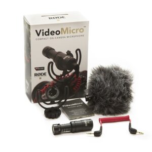 RØDE VideoMicro Juoda Skaitmeninės kameros mikrofonas