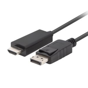 Lanberg CA-DPHD-11CC-0018-BK kabelių lizdinio / kištukinio jungčių tipo keitiklis DisplayPort HDMI Juoda