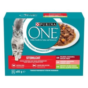 PURINA One Sterilcat mišinys - drėgnas kačių ėdalas - 12 x 85g
