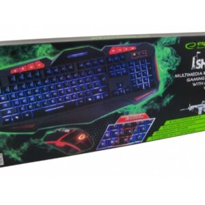 Esperanza EGK3000 Klaviatūra + laidinis apšviestas pelės rinkinys - Image 3