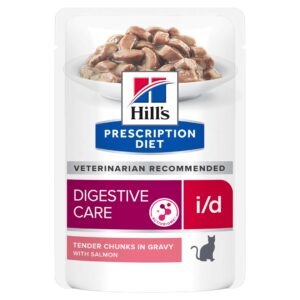 HILL"S Prescription Diet Digestive Care i/d Feline su lašiša - šlapias kačių maistas - 85g