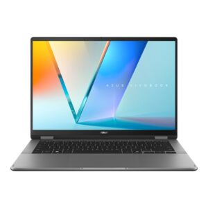 ASUS Vivobook 14 Flip TP3407SA-DS74T Intel Core Ultra 7 256V Hibridinis (du viename) 35,6 cm (14) Lietimui jautrus ekranas WUXGA 16 GB LPDDR5x-SDRAM 1 TB SSD Wi-Fi 7 (802.11be) Windows 11 Home Pilka Naujas / Repack - Image 2