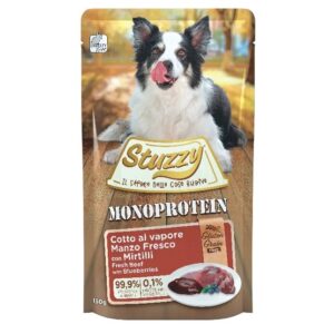 STUZZY Monoprotein Beef with blueberries - šlapias maistas šunims - 150 g