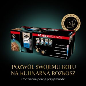 SHEBA Sauce Collection Žuvies skonių kolekcija - šlapias kačių maistas - 40x85 g - Image 2