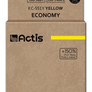 Actis KC-551Y rašalas (Canon CLI-551Y pakaitalas; standartinis; 12 ml; geltonas)