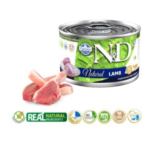 FARMINA N&D Cat Natural Lamb - drėgnas ėdalas katėms - 140 g - Image 2
