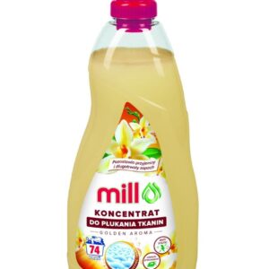 MILL Golden Aroma audinių minkštiklio koncentratas, 2 l (4 vnt. pakuotė)