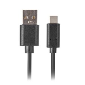 Lanberg CA-USBO-10CU-0005-BK USB kabelis USB 2.0 0,5 m USB A USB C Juoda - Image 2