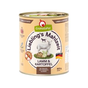GRANATAPET Liebling's Mahlzeit Lamb and potato - drėgnas ėdalas šunims - 800g
