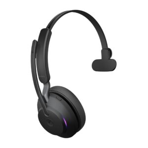 Jabra Evolve2 65 Laisvų rankų įranga Bevielis Su lankeliu Biuras / skambučių centras USB A tipo Bluetooth Juoda - Image 2
