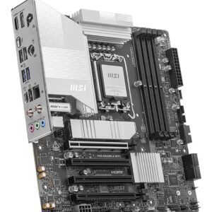 MSI PRO B860M-A WIFI pagrindinė plokštė Intel B860 LGA 1851 (Socket V1) „micro ATX“ - Image 3