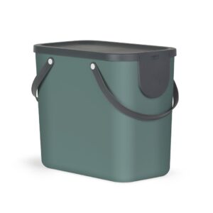 ROTHO Albula Dark green - atliekų rūšiavimo konteineris - 25l