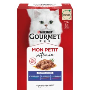 GOURMET Mon Petit Fish Mix - šlapias kačių maistas - 6 x 50 g