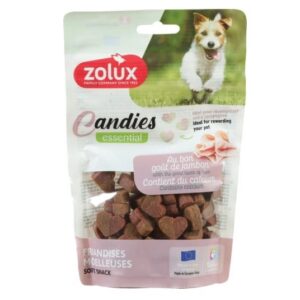 ZOLUX Candies Essential Mini ham hearts - skanėstas šuniui - 150g