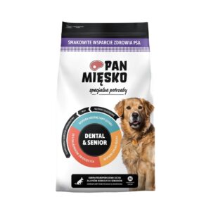 PAN MIĘSKO Specjalne potrzeby Dental & Senior Beef with turkey M - sausas maistas šunims - 50g