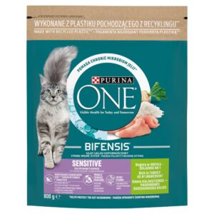 PURINA One Bifensis Adult Sensitive  - sausas kačių maistas - 800 g