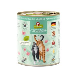 GranataPet DeliCATessen Venison and tuna - šlapias kačių maistas - 800g