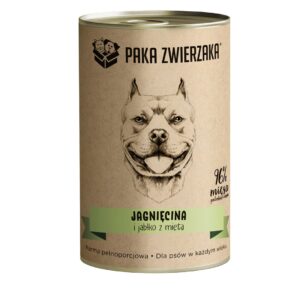 PAKA ZWIERZAKA Lamb and apple with mint - drėgnas ėdalas šunims - 400g