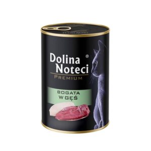 DOLINA NOTECI Premium Rich in goose - šlapias kačių maistas - 400g