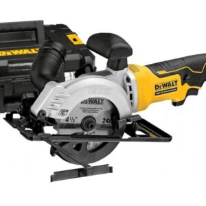 DEWALT DCS571NT-XJ Nešiojamasis diskinis pjūklas 115 mm 18V T-STAK Juoda, Geltona