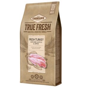 CARNILOVE True Fresh Dog Adult Turkey with red lentils and lemna - sausas maistas šunims - 11,4kg