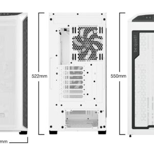 be quiet! Shadow Base 800 DX White „Midi Tower“ Balta - Image 2
