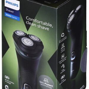 Philips X3052/00 skustuvas vyrams Rotorinis skustuvas Apkarpymo mašinėlė Juoda, Žalia - Image 2