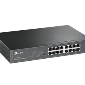 TP-Link TL-SG1016DE Valdomas L2 Gigabit Ethernet (10/100/1000) 1U Juoda - Image 2