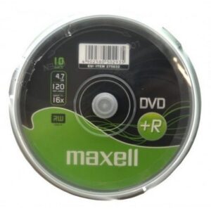Maxell M160 neįrašytas DVD diskas 4,7 GB DVD+R 10 vnt - Image 1