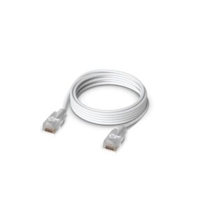 Ubiquiti UACC-Cable-Patch-EL-2M-W tinklo kabelis Permatomas, Balta Cat6